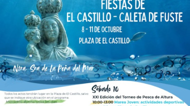 El Ayuntamiento de Antigua anuncia las fiestas de la Peña del Mar en Caleta de Fuste, del 8 al 11 de octubre.