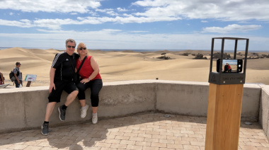 Turismo de Maspalomas estrena en el Mirador de Las Dunas un punto selfie para conquistar las redes sociales