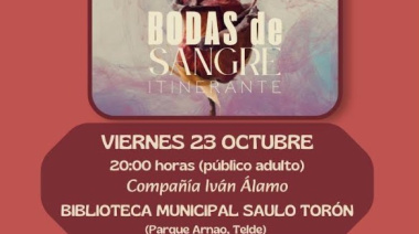 Telde celebra el Día de las Bibliotecas con una representación de ‘Bodas de sangre’ en el Parque Arnao