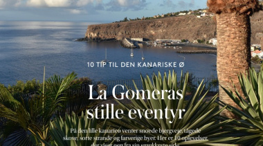 La revista danesa Søndag destaca los valores naturales de La Gomera y su atractivo para un turismo alejado de las masas