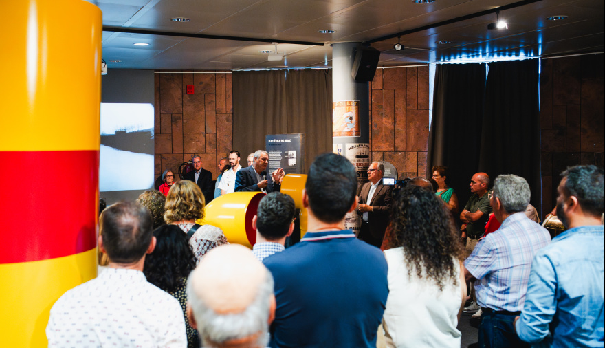 La Gomera mantiene la exposición ‘El Humo del Progreso. El Correíllo La Palma, su época y recuperación’