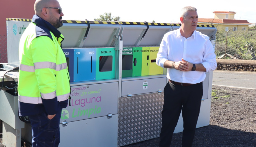 Los minipuntos limpios itinerantes llegan en agosto a Tejina, Guamasa y Anchieta para facilitar el reciclaje de residuos contaminantes
