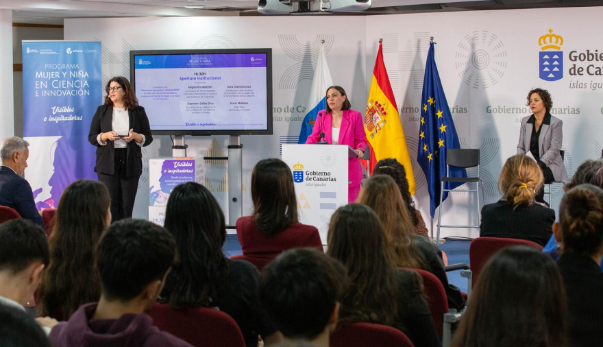 Canarias refuerza su compromiso con las mujeres y las niñas en la ciencia y en la innovación