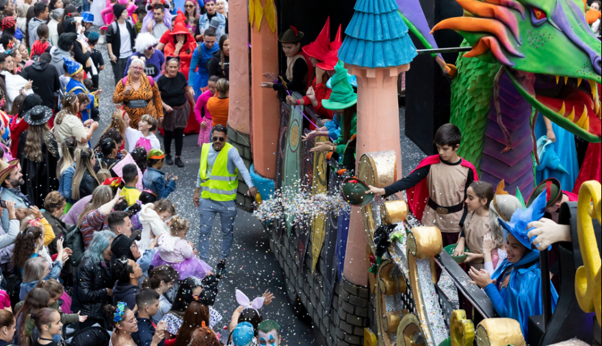 El Ayuntamiento de Las Palmas de Gran Canaria pone en marcha un dispositivo de movilidad, seguridad y limpieza para la Cabalgata Infantil del Carnaval de «Las Vegas»