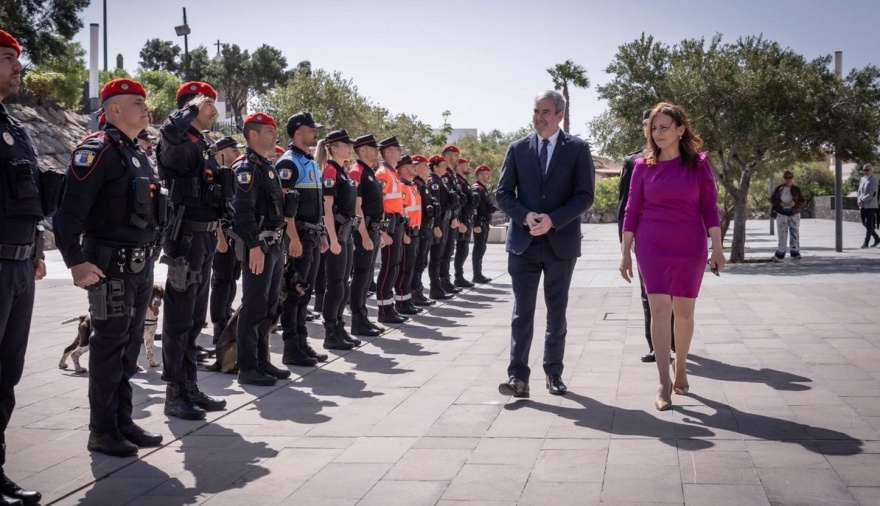 Clavijo resalta la "madurez" alcanzada por el Cuerpo General de la Policía Canaria