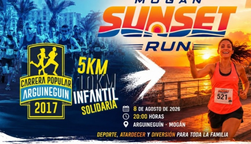 Mogán se prepara para la Carrera Popular de Arguineguín con la Sunset Run de 5 kilómetros