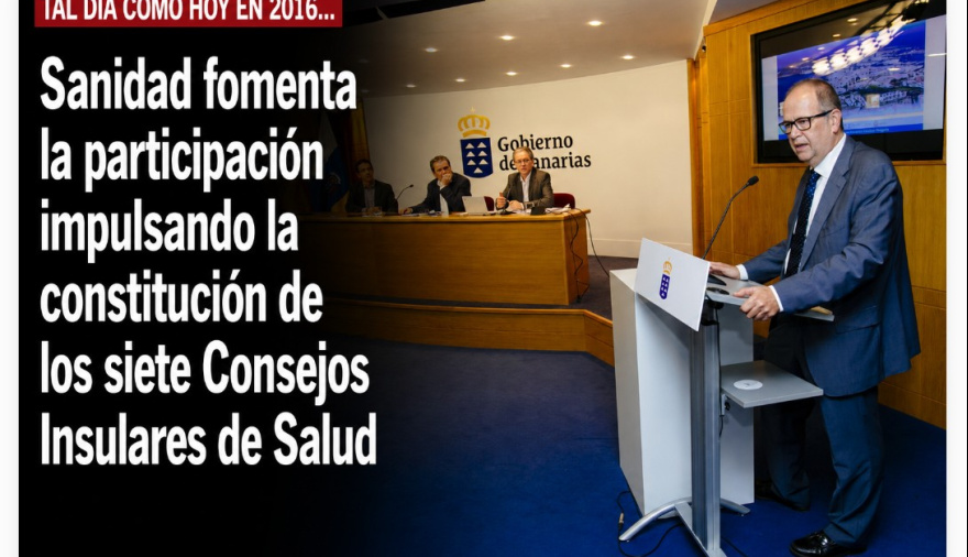 Sucedió tal día como hoy en 2016: Sanidad fomenta la participación impulsando la constitución de los siete Consejos Insulares de Salud