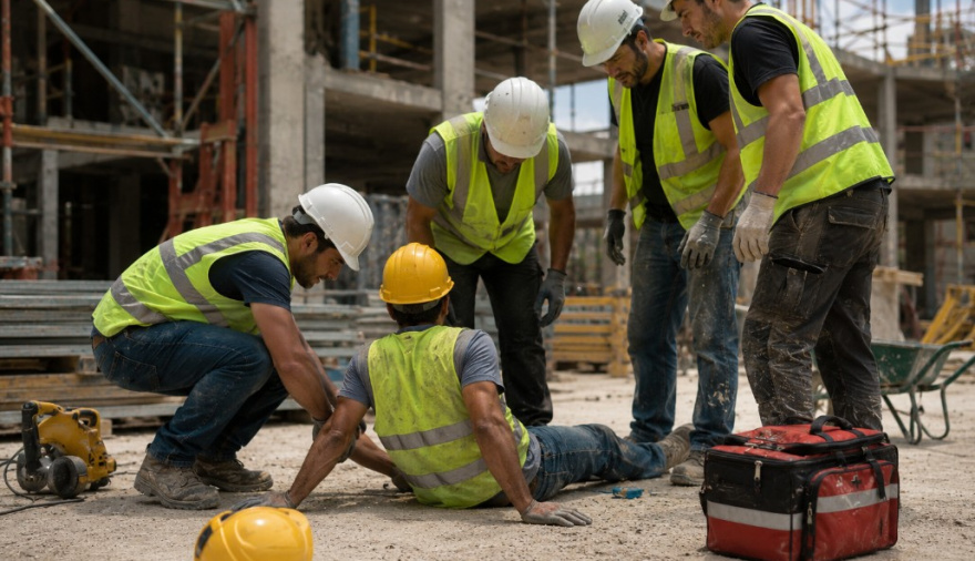 El número de accidentes laborales graves o muy graves ha descendido casi la mitad hasta el mes de junio