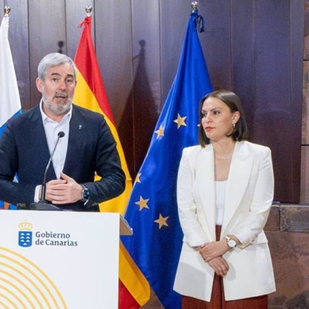 Clavijo reconoce el trabajo de Machín al frente de CC en Lanzarote, que revertió la situación del partido