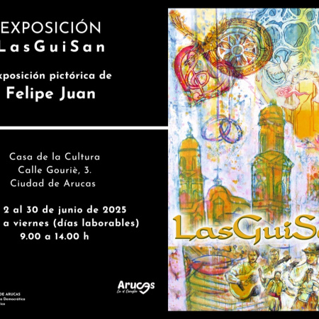 La Casa de la Cultura de Arucas acoge la exposición “LasGuiSan”, del artista Felipe Juan