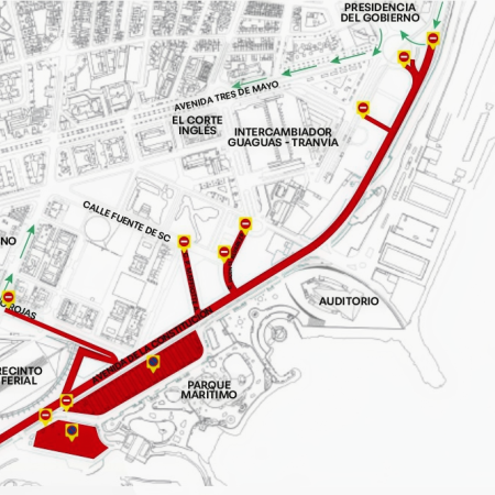 El ensayo del acto central del DIFAS 2025 conllevará alteraciones del tráfico en la TF-4
