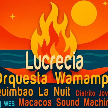 Santa Cruz ilumina la noche de San Juan 2025 en el entorno de Los Charcos de Valleseco