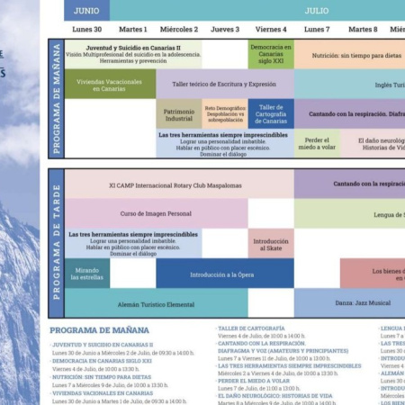 La Universidad de Verano de Maspalomas inicia los cursos y talleres de la edición número 33