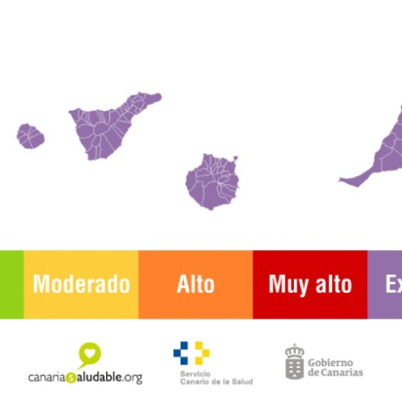 El SCS mantiene el riesgo extremo por radiación ultravioleta en todas las islas