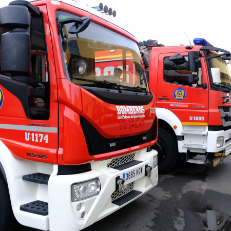 El Ayuntamiento de Las Palmas de Gran Canaria adjudica la adquisición de un camión autobomba nodriza y dos vehículos de mando para Bomberos
