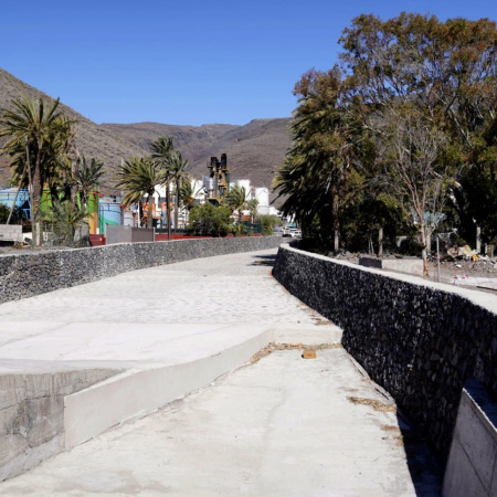 El Cabildo de La Gomera concluye las obras del último tramo del Barranco de La Concepción