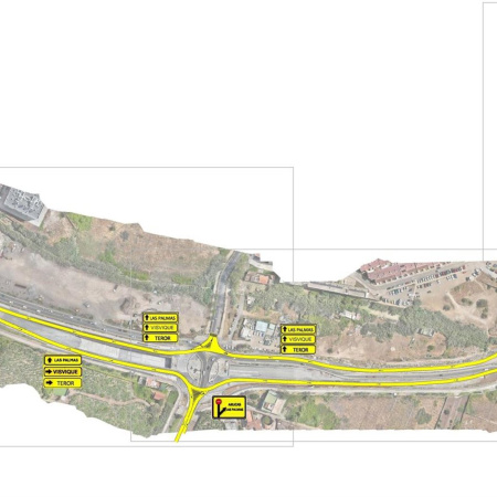 Los trabajos en la GC-20, en Arucas (Gran Canaria), obligan a desvíos del tráfico a partir del 9 de julio