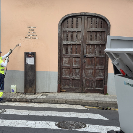 La Laguna refuerza la lucha contra los grafitis vandálicos, que suponen un coste anual de 100.000 euros