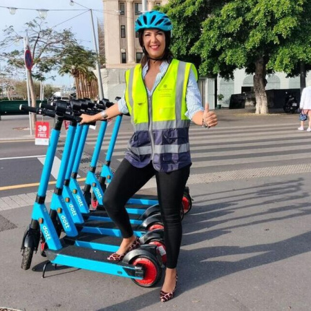 Santa Cruz registra más de 62.500 viajes en patinetes de alquiler en el primer semestre