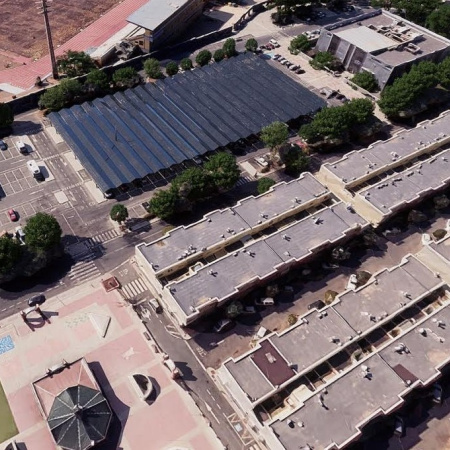 El Cabildo de Gran Canaria saca a licitación una de sus mayores cubiertas solares en San Fernando de Maspalomas