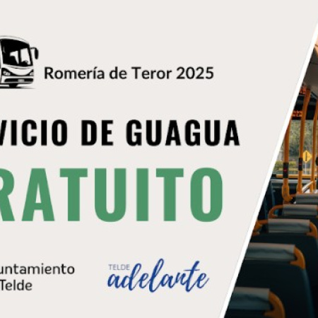 Telde habilita un servicio gratuito de guaguas para la Romería del Pino 2025