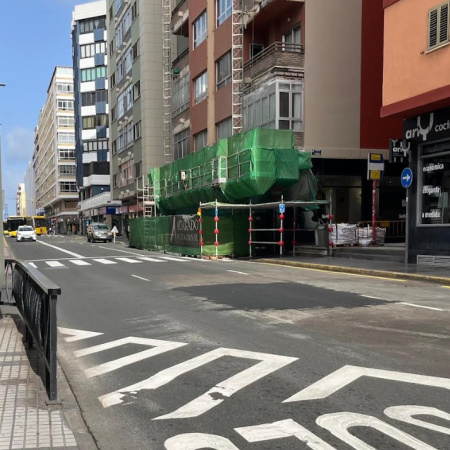 El Ayuntamiento de Las Palmas de Gran Canaria finaliza los trabajos en la red de saneamiento desarrollados en la calle Juan Manuel Durán González