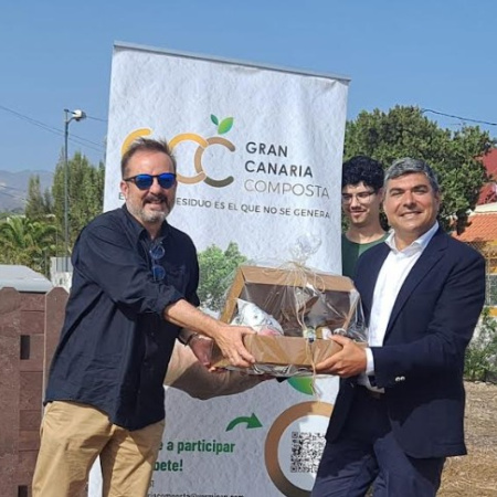 Santa Brígida se convierte en el primer municipio de Gran Canaria con compostadora comunitaria