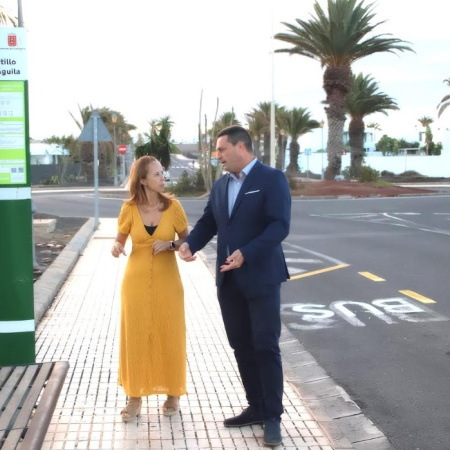 Yaiza tendrá pantallas de información al viajero en paradas de guaguas
