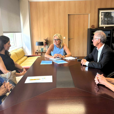 Monzón mantiene sendas reuniones con los Colegios Oficiales de Enfermería y de Psicología de Las Palmas