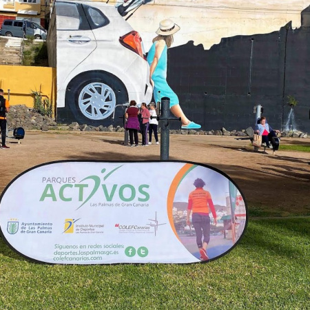 El Ayuntamiento de Las Palmas de Gran Canaria fomenta la actividad física en la ciudad con el proyecto ‘Parques Activos’