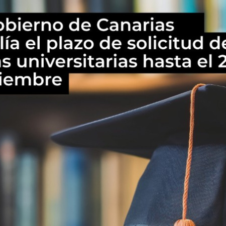 El Gobierno de Canarias amplía el plazo de solicitud de becas universitarias hasta el 21 de septiembre
