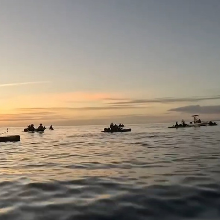 Playa Blanca reúne a 80 deportistas en la Kopa Canarias de Pesca en Kayak