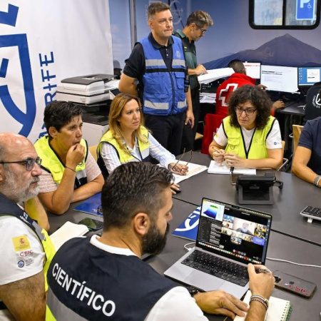 El Cabildo de Tenerife supera la primera gran prueba de respuesta ante una erupción volcánica