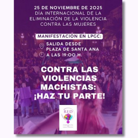 Arucas facilita transporte para asistir a la manifestación con motivo del 25N