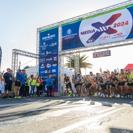 La XI Media Maratón Internacional de Santa Cruz de Tenerife, a escena con 4.000 inscritos