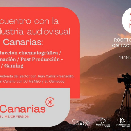 El sector audiovisual y de videojuegos de Canarias mostrarán en Madrid todo su "potencial" con un evento singular