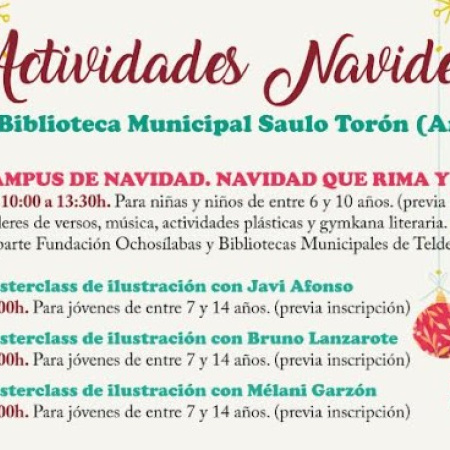La Navidad abre las puertas de las bibliotecas municipales de Telde con una mágica programación navideña