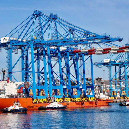 OPCSA inicia en el Puerto de Las Palmas la descarga de dos nuevos ‘titanes azules’ tras invertir 22,5 millones de euros
