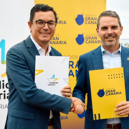 Coalición Canaria Gran Canaria y Unidos por Gran Canaria firman un acuerdo de confluencia para fortalecer la unidad del nacionalismo en Canarias