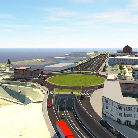 El Ejecutivo reubica más de 40 palmeras del entorno de Belén María en Las Palmas de Gran Canaria