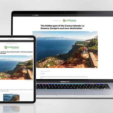La Gomera refuerza su proyección internacional con una alianza editorial en Euronews Travel