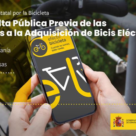 Transportes abre la consulta pública previa sobre las ayudas a la compra de bicicletas eléctricas