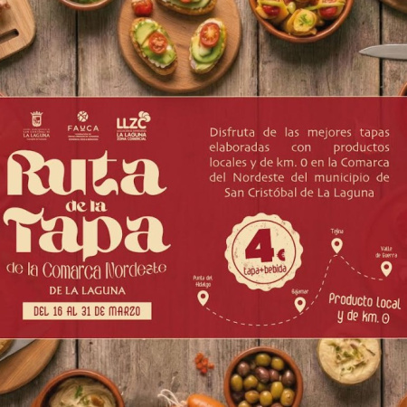 La Ruta de la Tapa regresa a la comarca nordeste de La Laguna para dinamizar Tejina, Valle de Guerra, Punta del Hidalgo y Bajamar