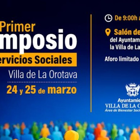 La Orotava celebra el Primer Simposio de Servicios Sociales para abordar los retos de la atención social en Canarias