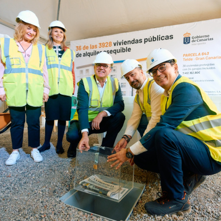El Gobierno de Canarias inicia en Telde la construcción de 36 viviendas protegidas