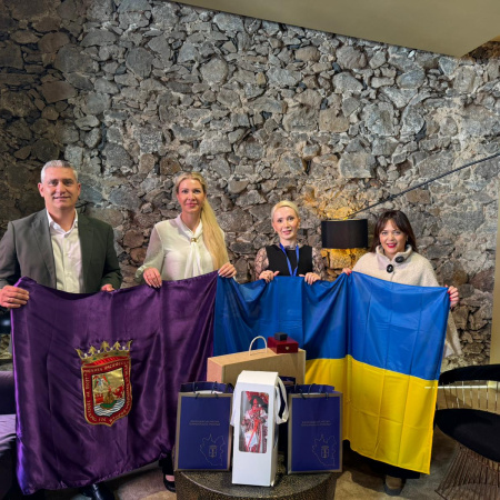 La Laguna estrecha lazos con el municipio ucraniano de Vasylkiv en un encuentro institucional