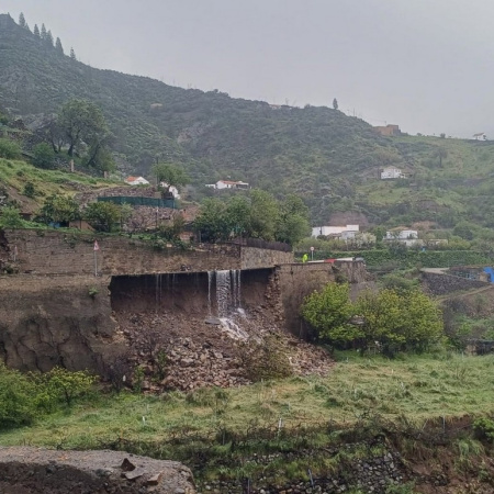 Las presas alivian aguas abajo con "normalidad" en Gran Canaria tras las intensas lluvias de la borrasca 'Therese'