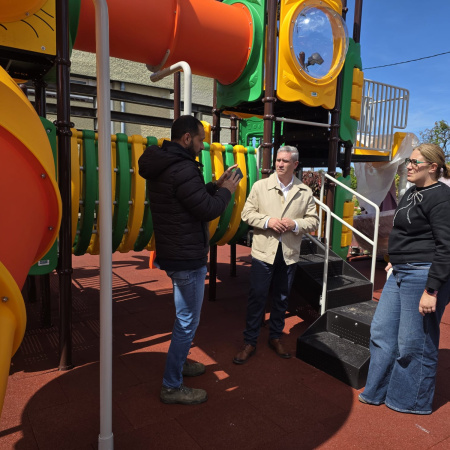 La Laguna renueva el parque infantil anexo al Centro Ciudadano de Valle de Guerra con nuevos juegos inclusivos
