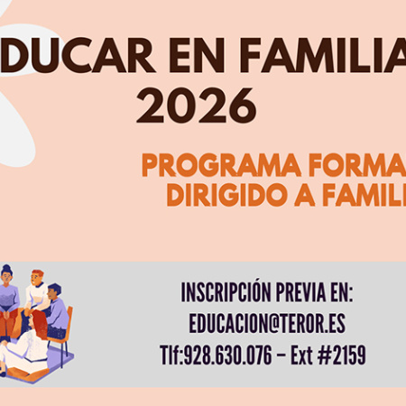 ‘Educar en Familia’ programa tres charlas dirigidas a familias en el IES Teror