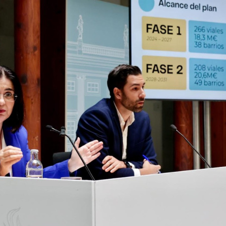 Darias presenta el plan municipal de asfaltado para renovar 474 calles en todo el municipio